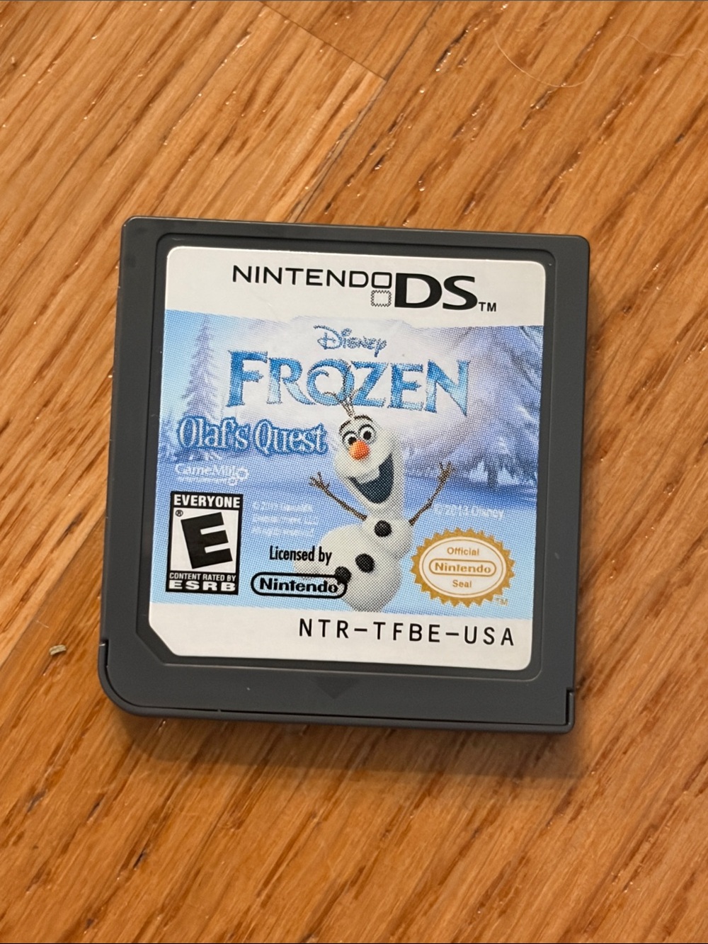 Nintendo DS Frozen: Olaf's Quest Cartridge -
